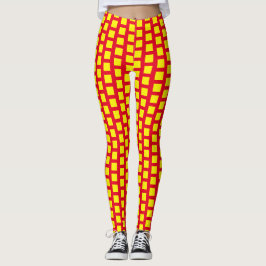 Leggings Leyendas rojas y amarillas