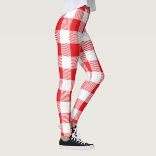 Leggings Leyendas rojas y blancas contrastadas para mujeres