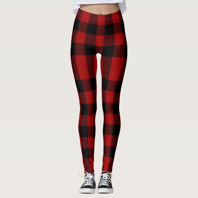 Leggings Leyendas rojas y negras (Anverso)