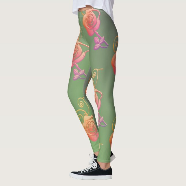 Leggings Leyendas románticas Rosas (Izquierda)