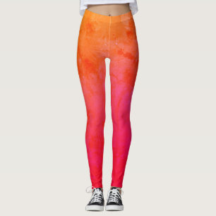 Leggings Leyendas rosadas, Naranjas Personalizados