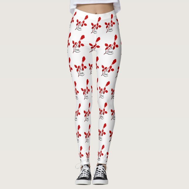 Leggings Leyendas Rosas de amor (Anverso)