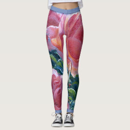 Leggings Leyendas "Rosas de coral"