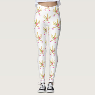 Leggings Leyendas rosas impresas de Unicornio