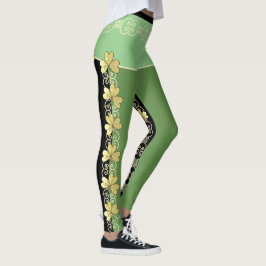 Leggings Leyendas Scroll & Shamrock No 2
