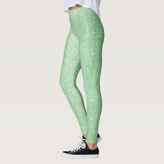 Leggings Leyendas - Sonido verde esparcido (Izquierda)