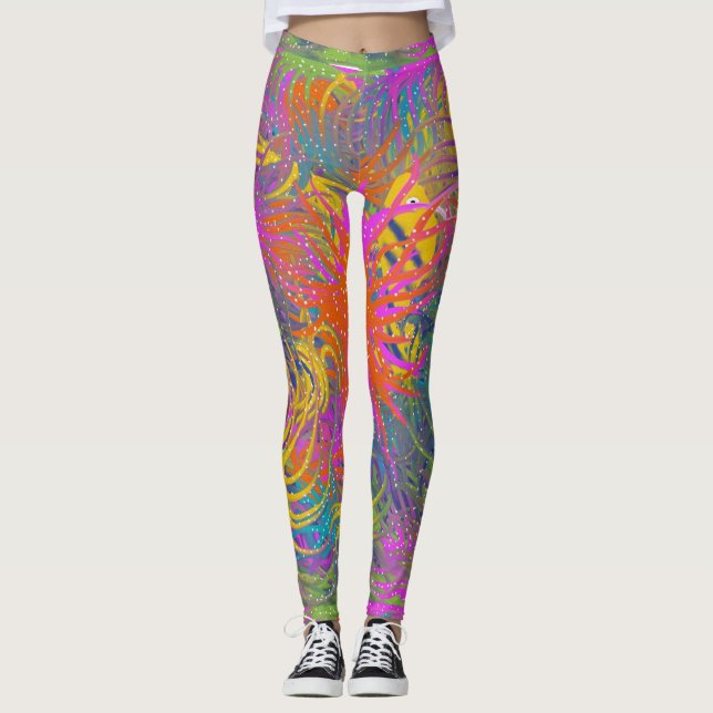 Leggings Leyendas "submarinas" coloridas (Anverso)