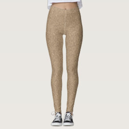 Leggings Leyendas Taupe de resumen de oro