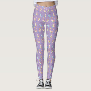 Leggings Leyendas todo-sobre-impresas de Rainbow Unicorn