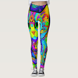 Leggings Leyendas todo-sobre-impresas de Tomcat con dibujos