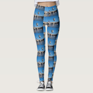 Leggings Leyendas todo-sobre-impresas del puente de Londres