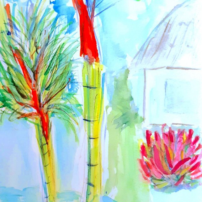 Leggings Leyendas Tropicales De Palm Por Diseños De Ariella (Subido por el creador)