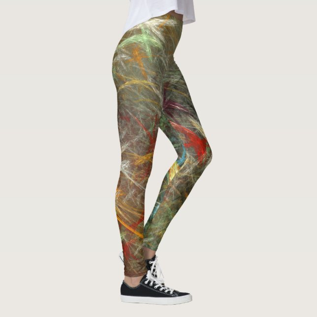 Leggings Leyendas únicas de arte fractal (Derecha)