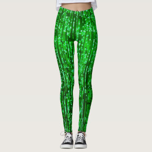 Leggings Leyendas verdes de alta cintura para las mujeres -