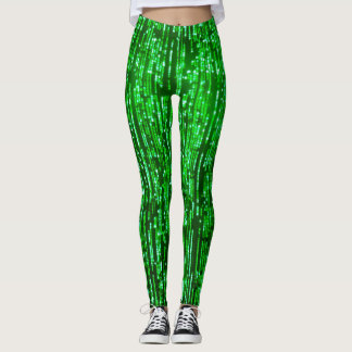 Leggings Leyendas verdes de alta cintura para las mujeres -