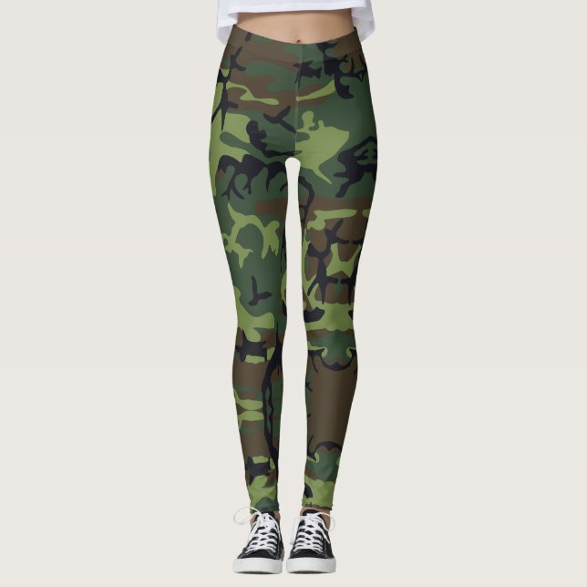 Leggings Leyendas verdes de camo (Anverso)