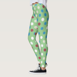 Leggings Leyendas verdes del Punto Polka