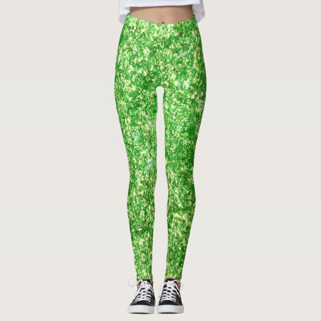 Leggings Leyendas verdes Purpurinas (Anverso)