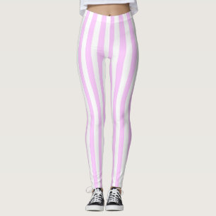 Leggings Leyendas verticales de la franja de lámina