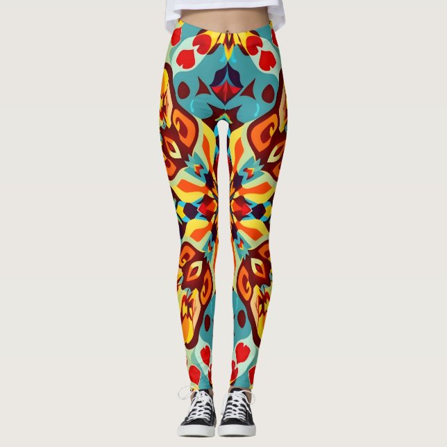 Leggings Leyendas vibrantes de decoración doméstica - Patró (Anverso)