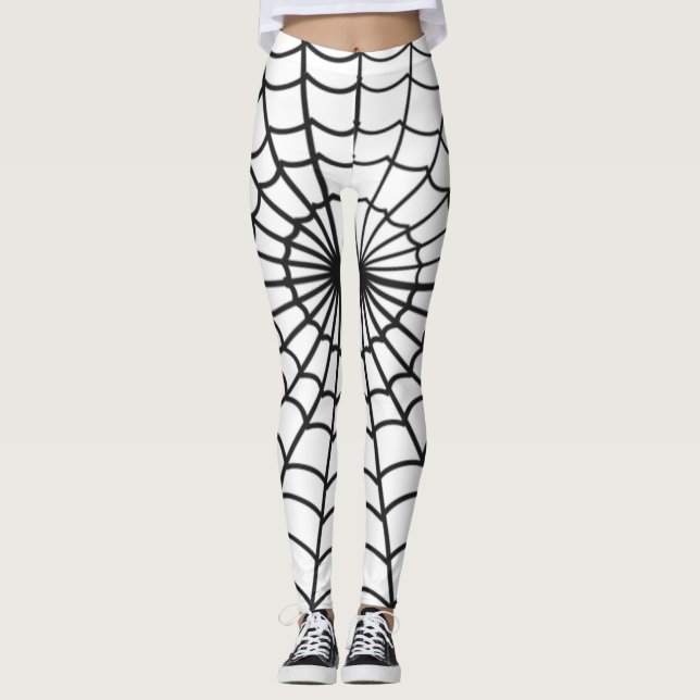 Leggings Leyendas web de araña, disfraz de Halloween (Anverso)