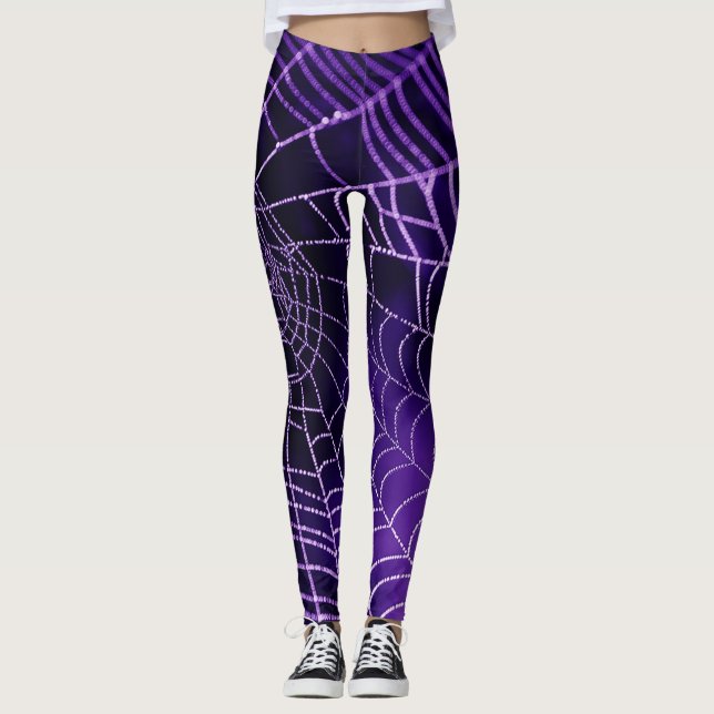 Leggings Leyendas Web Purple Spider (Anverso)