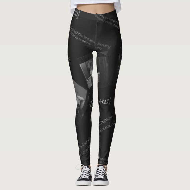 Leggings Leyendo fotograma (Anverso)