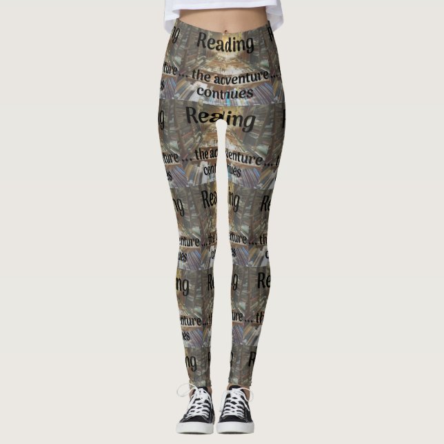 Leggings Leyendo, la aventura continúa (Anverso)
