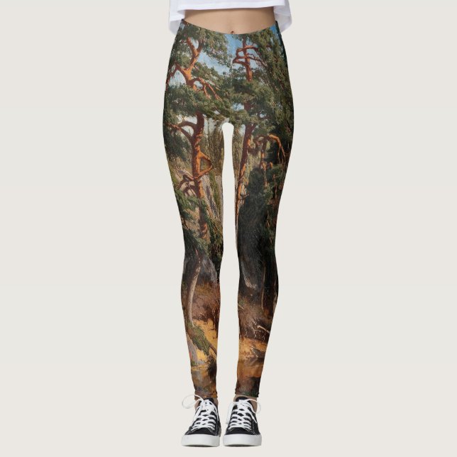 Leggings Leyes de arte "En el bosque" (Anverso)
