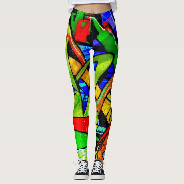 Leggings Leyes de graffiti. (Anverso)