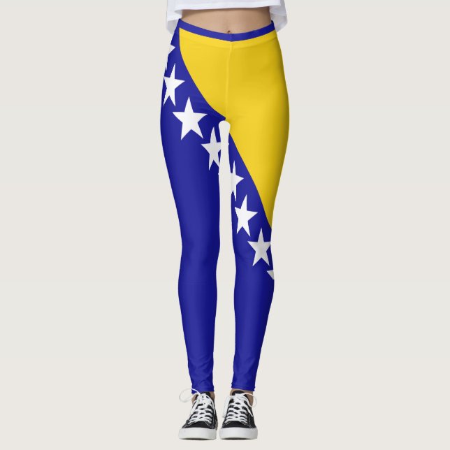 Leggings Leyes de la bandera de Bosnia y Herzegovina (Anverso)