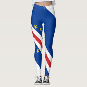 Leggings Leyes de la bandera de Cabo Verde
