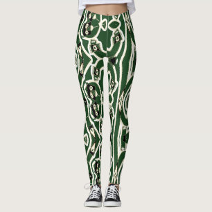 Leggings Leyes multicolores vibrantes "Ratti_Creative_Arts"