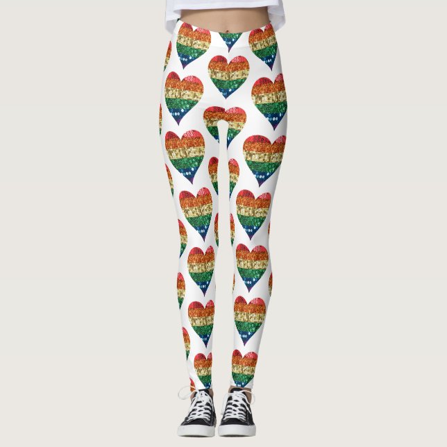 Leggings lgbt arcoíris (Anverso)
