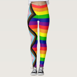 Leggings LGBTQ+ Orgullo Progreso Unisex Tendencia