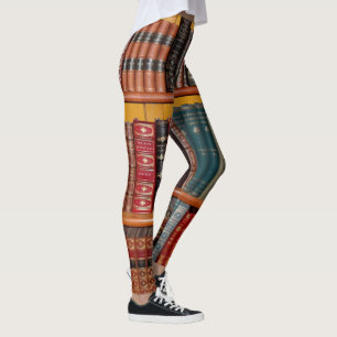Leggings librería biblioteca libros librería librería