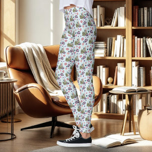 Leggings Libros de Dragón Hada Té Amistad 