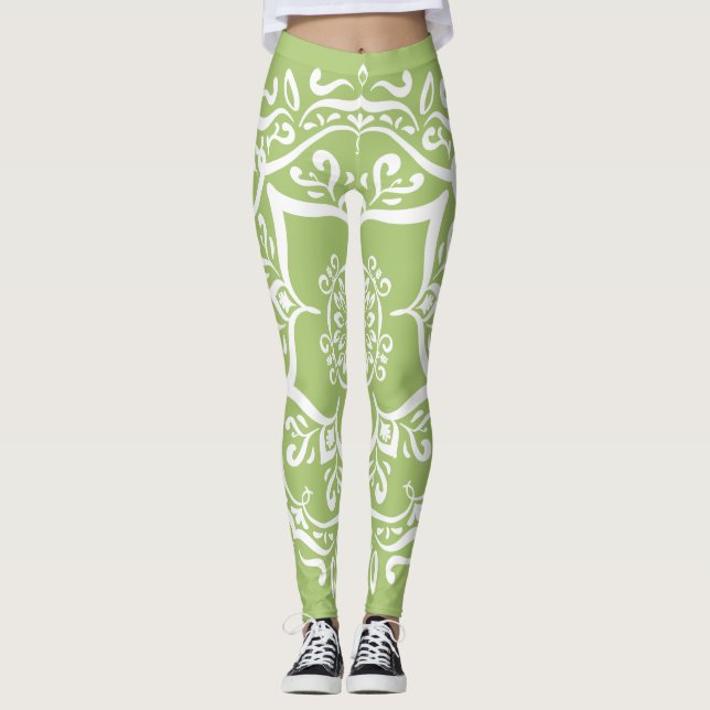 Leggings Lichen Mandala (Anverso)