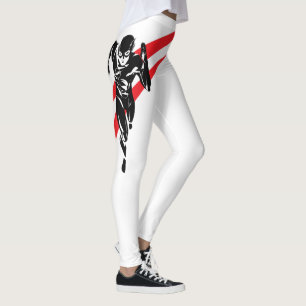 Leggings Liga de la Justicia Arte pop Flash Running Noir