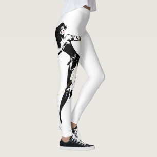 Leggings Liga de la Justicia   Mujer Maravilla Con Arte Pop