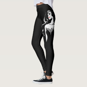 Leggings Liga de la Justicia   Wonwoman Noir Pop Art