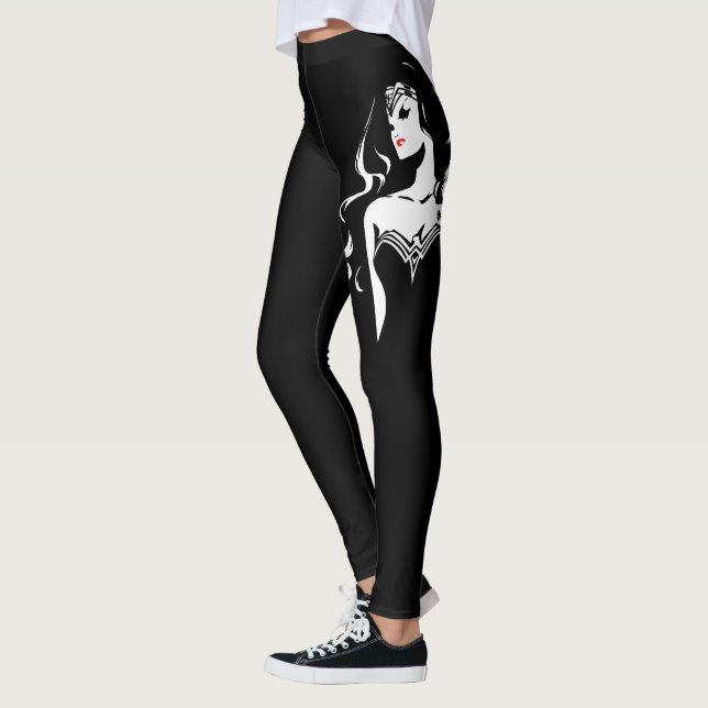 Leggings Liga de la Justicia | Wonwoman Noir Pop Art (Izquierda)