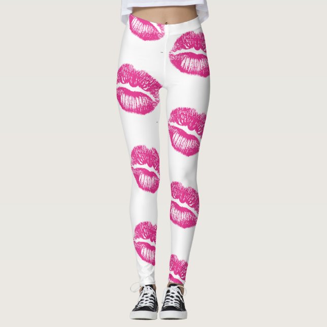 Leggings Ligas múltiples rosadas (Anverso)