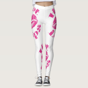 Leggings ¡Ligeros calientes rosados!