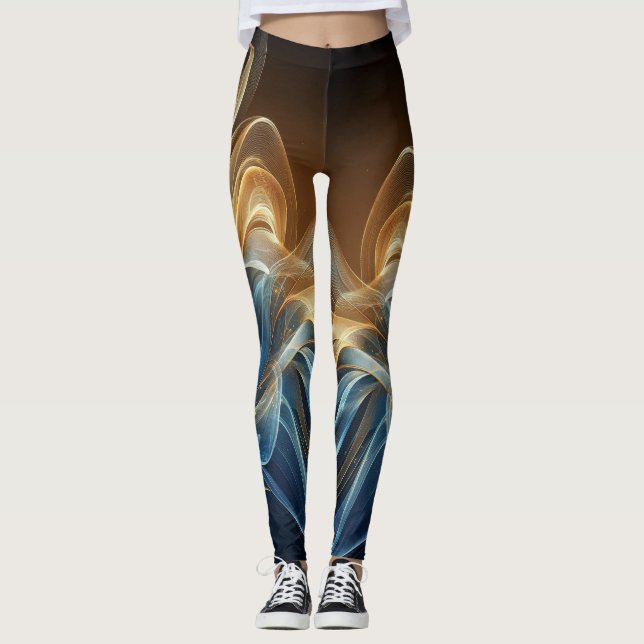 Leggings light bleu gold radiant (Anverso)