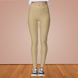 Leggings Light French Beige Solid Color<br><div class="desc">Light French Beige Solid Color</div>
