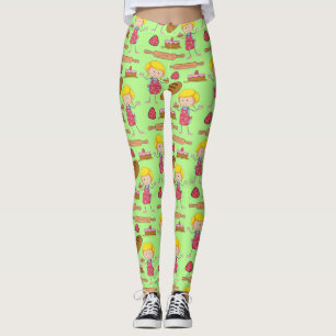 Leggings Lil Miss Baker (Verde pálido)