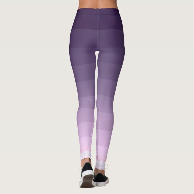 Leggings Lilac, a rayas (Reverso)