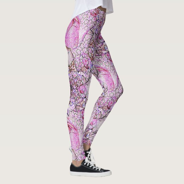 Leggings Lilies rosados...... (Derecha)