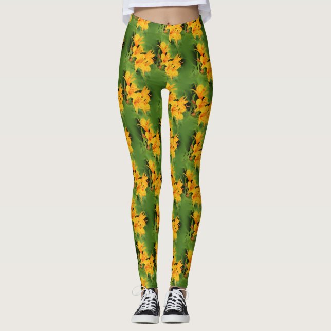 Leggings Lily de los Incas / Alstroemeria Amarilla (Anverso)
